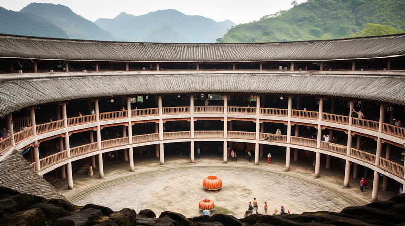土楼历史建筑物实拍摄影图,高清,摄影图,摄影图片,图片大全,摄影图免费下载